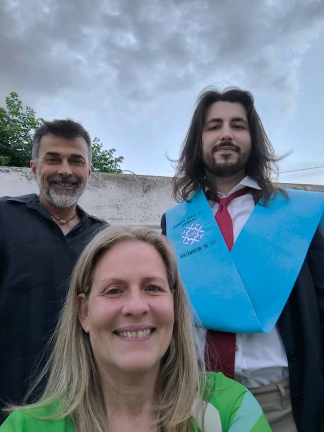Selfi el día de la graduación